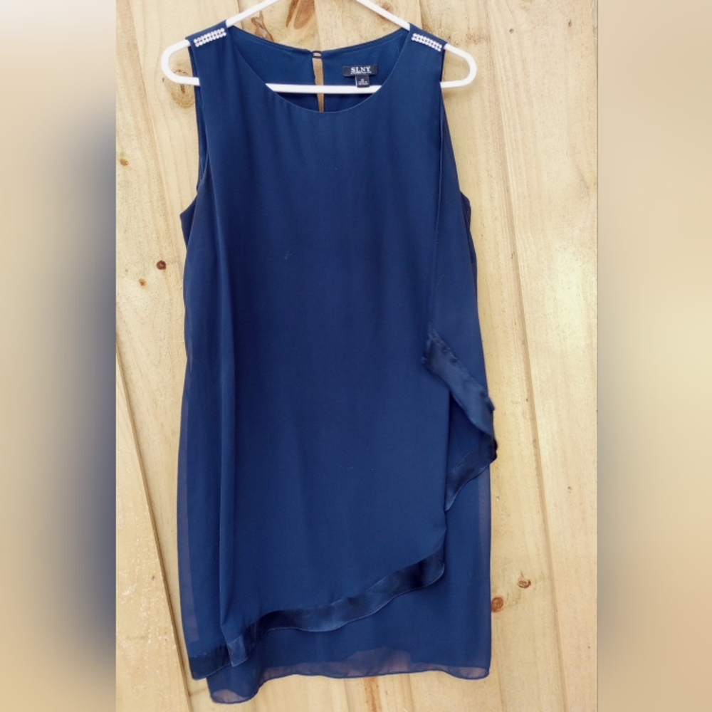 SLNY Blue Dress Size 14